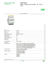Laadige pilt galerii vaatesse, M.kaitselüliti 3P 40A C  iC60N 6kA
