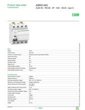 Laadige pilt galerii vaatesse, Rikkevoolukaitse Acti9 iID 4P 40A 30mA V RCCB