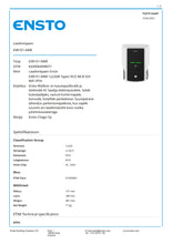 Load image into Gallery viewer, <transcy>Charging station Ensto EVB101-AWB 1x22kW Type2 RCD MCB V2X WiFi IP54</transcy>