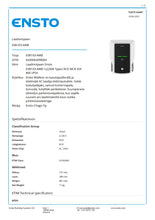 Load image into Gallery viewer, <transcy>Charging station Ensto EVB103-AWB 1x22kW Type2 RCD MCB V2X WiFi IP54</transcy>