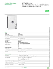 Laadige pilt galerii vaatesse, Elektriauto laadija 22 kW (3P - 32 A) T2 pistikupesa kaitsekattega, seinale kinnitatud, ühenda ja lae - ilma RFID lugejata