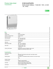 Load image into Gallery viewer, <transcy>Electric car charger with card reader (2) 7.4 kW (1P) / 22 kW (3P) T2 socket with protective cover on the right side</transcy>
