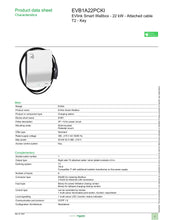 Load image into Gallery viewer, <transcy>Electric car charger With key 22kW (3P) T2 socket with protective cover on the right side</transcy>