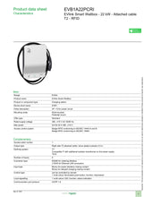 Load image into Gallery viewer, <transcy>Electric car charger with card reader (2) 22 kW (3P) T2 socket with protective cover on the right side</transcy>