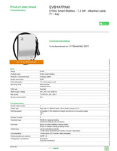 Load image into Gallery viewer, <transcy>Electric car charger With key 7.4 kW 230V (1P) T1 With cable 4.5 m, on the right side</transcy>