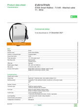 Load image into Gallery viewer, <transcy>Electric car charger with card reader (2) 7.4 kW (1P) T1 With cable 4.5 m, right side</transcy>
