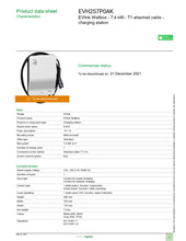 Load image into Gallery viewer, <transcy>Elektriauto laadija 7.4 kW (1P - 32 A) T1 kaabliga 4 m</transcy>