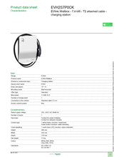 Load image into Gallery viewer, <transcy>Electric car charger 7.4 kW (1P - 32 A) with T2 cable 4 m</transcy>