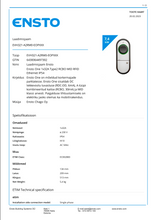 Laadige pilt galerii vaatesse, Laadimisjaam Ensto Ensto One 1x32A (7.4kW) Type2 RCBO MID RFID Ethernet IP54