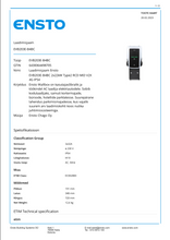Laadige pilt galerii vaatesse, Laadimisjaam Ensto EVB203E-B4BC 2x22kW Type2 RCD MID V2X 4G IP54