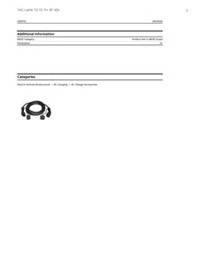 ABB TAC-cable T2-T2 7m3P16A