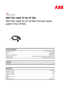 ABB SER-TAC-cable T2 5m1P32A